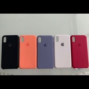 Lavender gray and apricot case